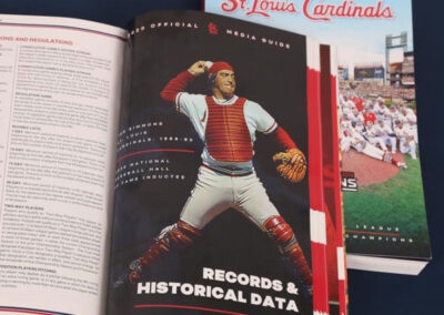 2020 Cardinals Media Guide, Records and Historical Data section divider