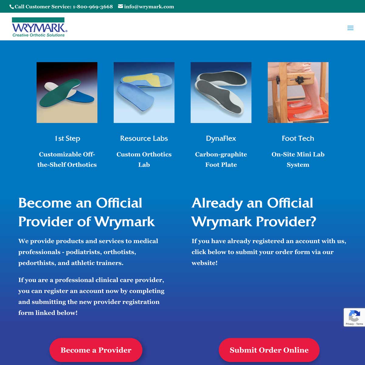 Wrymark.com website homepage